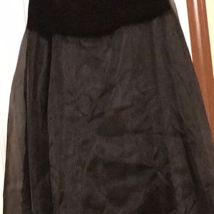 Chiffon long skirt with a sleeveless top
